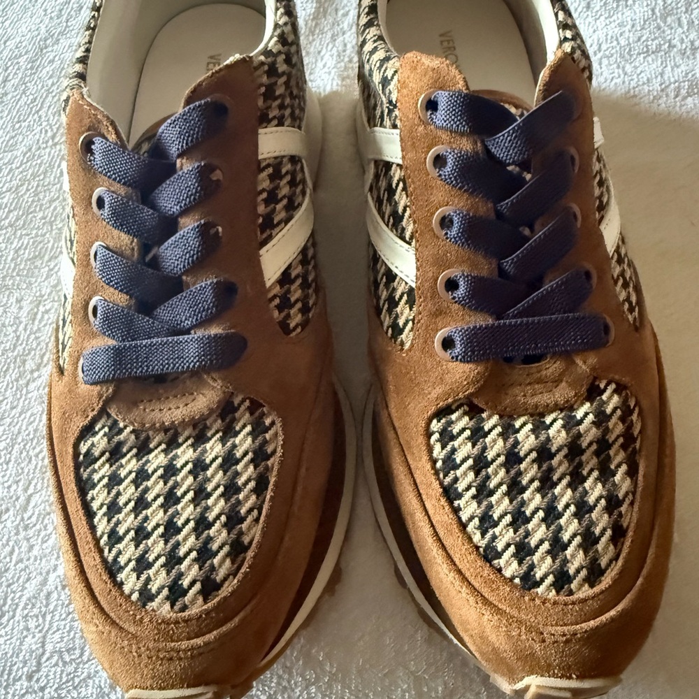 Veronica Beard Houndstooth Sneakers